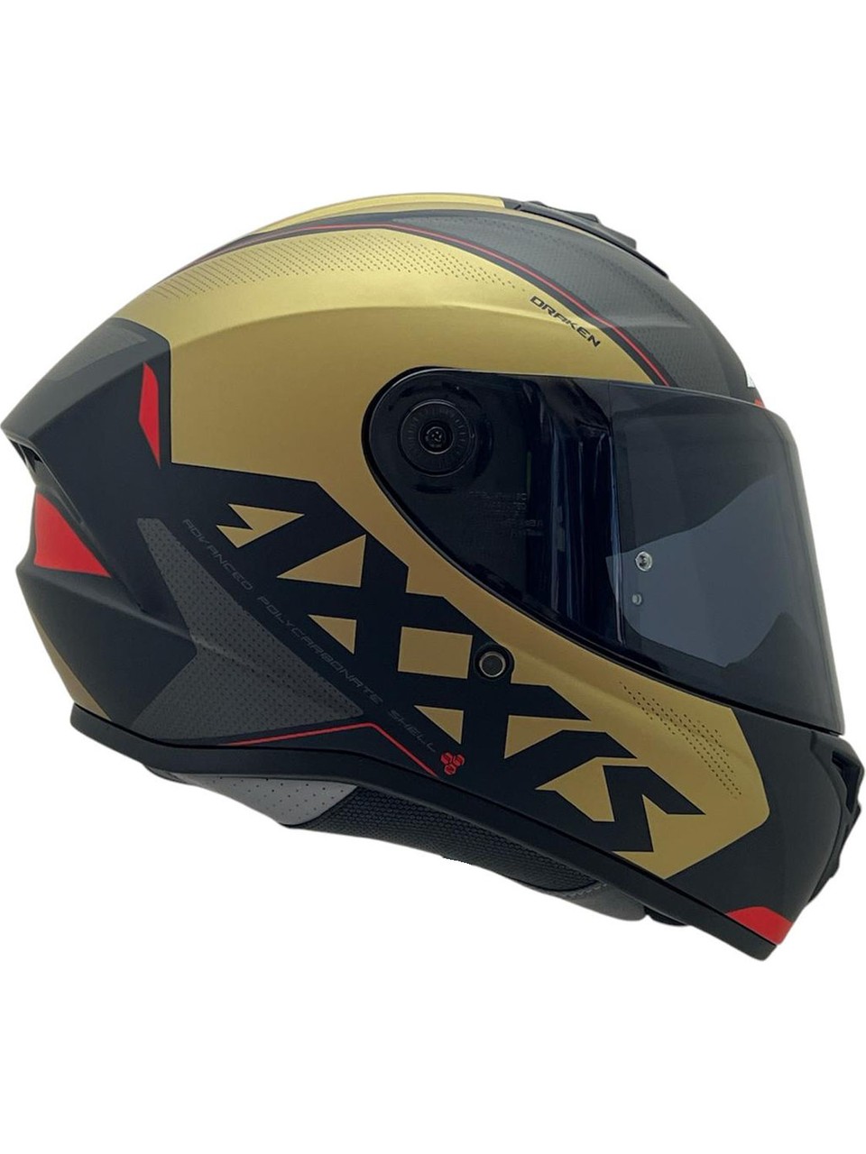 AXXIS DRAKEN S GEAR A9 MAT GOLD KASK
